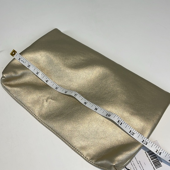 FAWN DESIGN for The Jilly Box Gold Foldover Clutch NEW - Picture 7 of 10